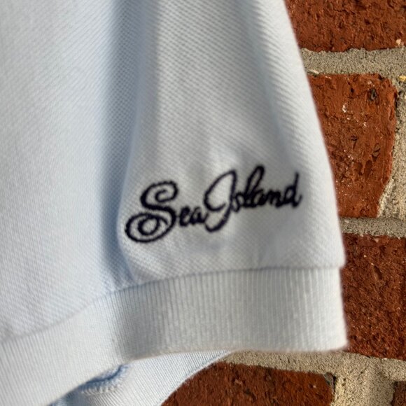 Lacoste x Sea Island Resort Polo Shirt Light Blue Men’s XL (Size 8) - Picture 3 of 8